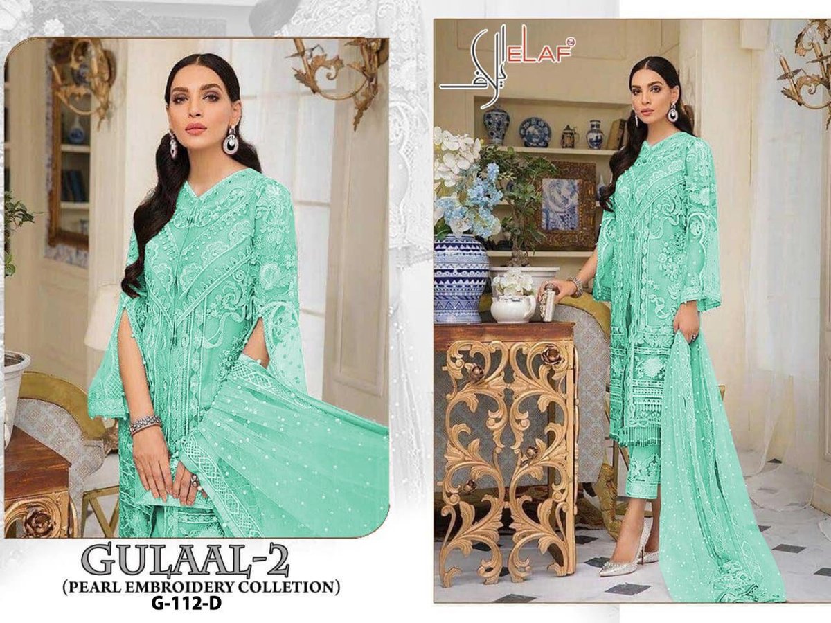 Galaxy Fabs Elaf Gulaal Vol-2 G-112 Colors 5
