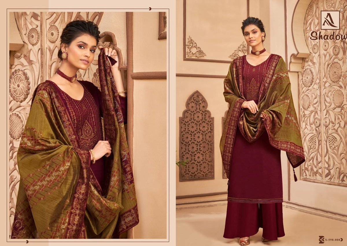 Alok Suits Shadow 598-001 to 598-008 Series 8