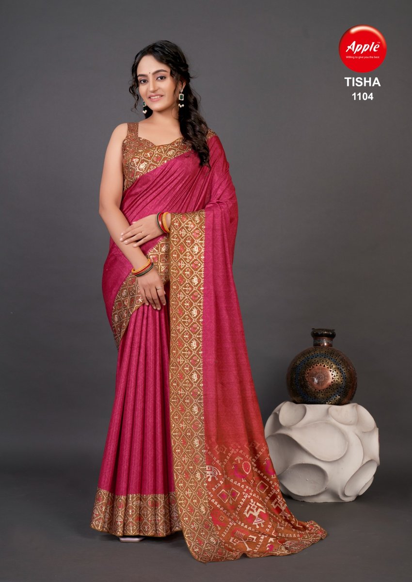 Apple Saree Tisha 1101-1108 Series 4