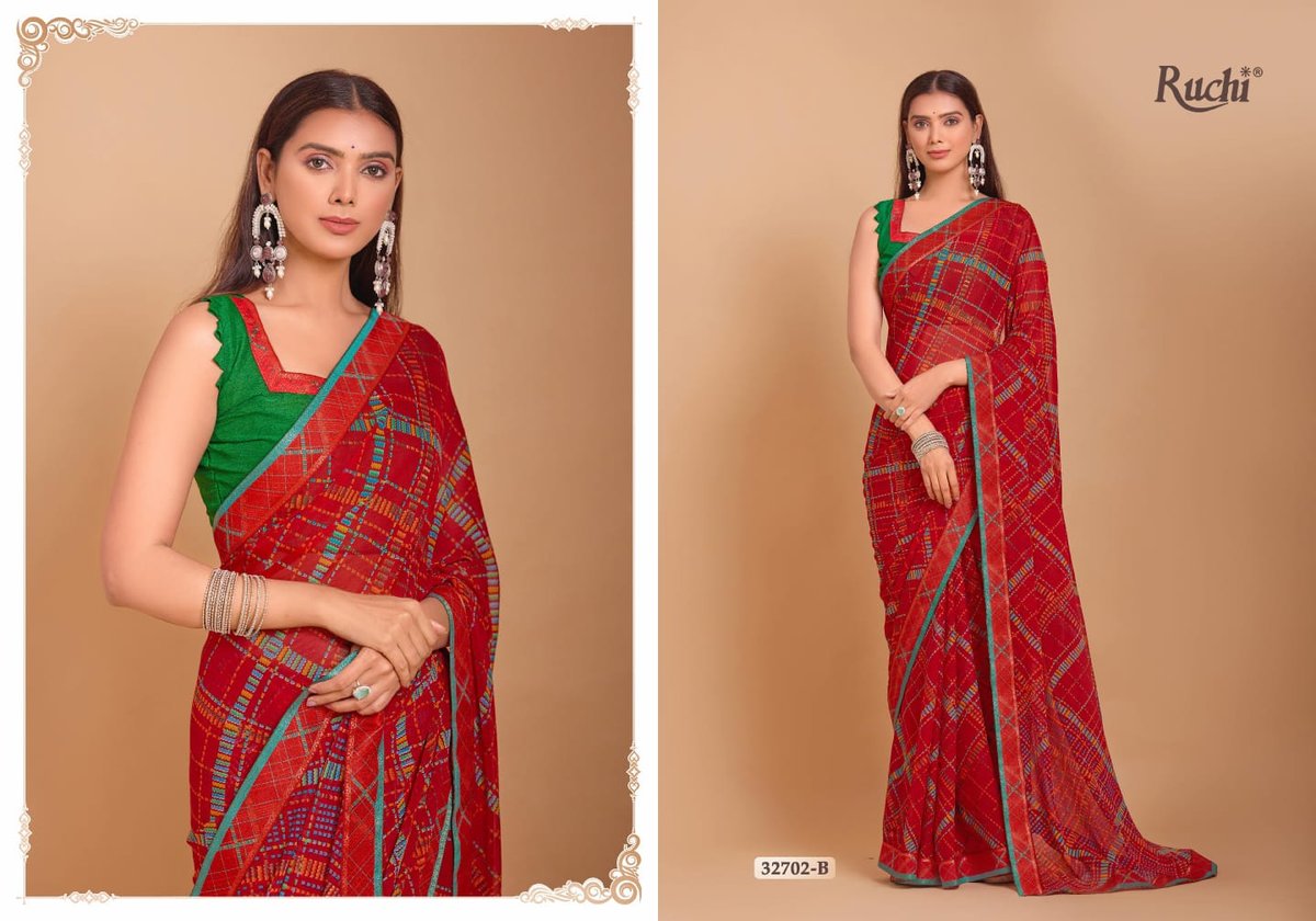 RUCHI SAREE VANILLA 32701-A TO 32706-B 4