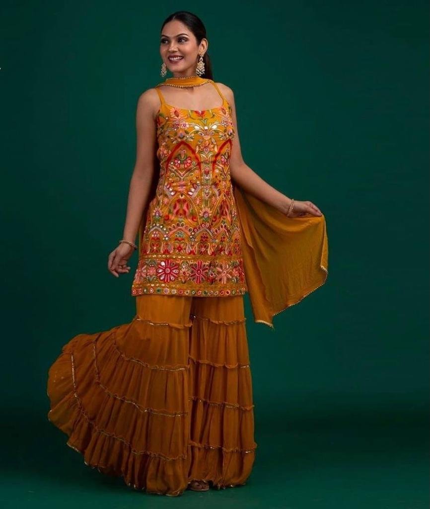 Bollywood Designer Sharara Suits SR-1301 Colors 3