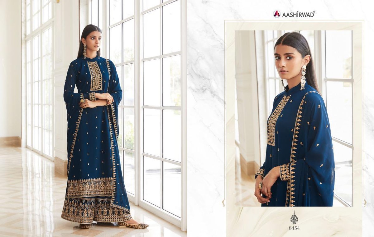 Aashirwad Creation Pankhudi 8453-8457 Series 2