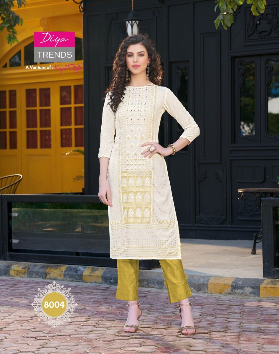 Diya Trendz Garden City Vol-8 8001-8020 Series 4
