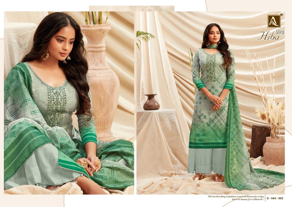 Alok Suit Hiba 544-001 To 544-010 Series 3