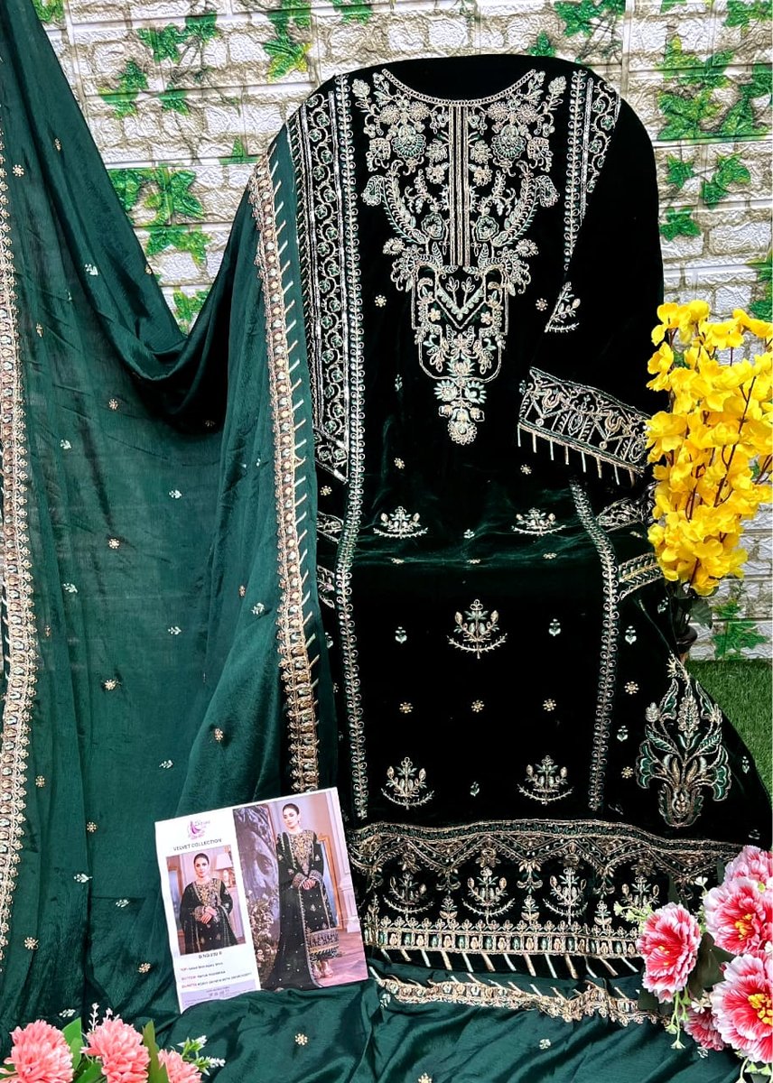 Dinsaa Suit Velvet Collection 230 Colors 4