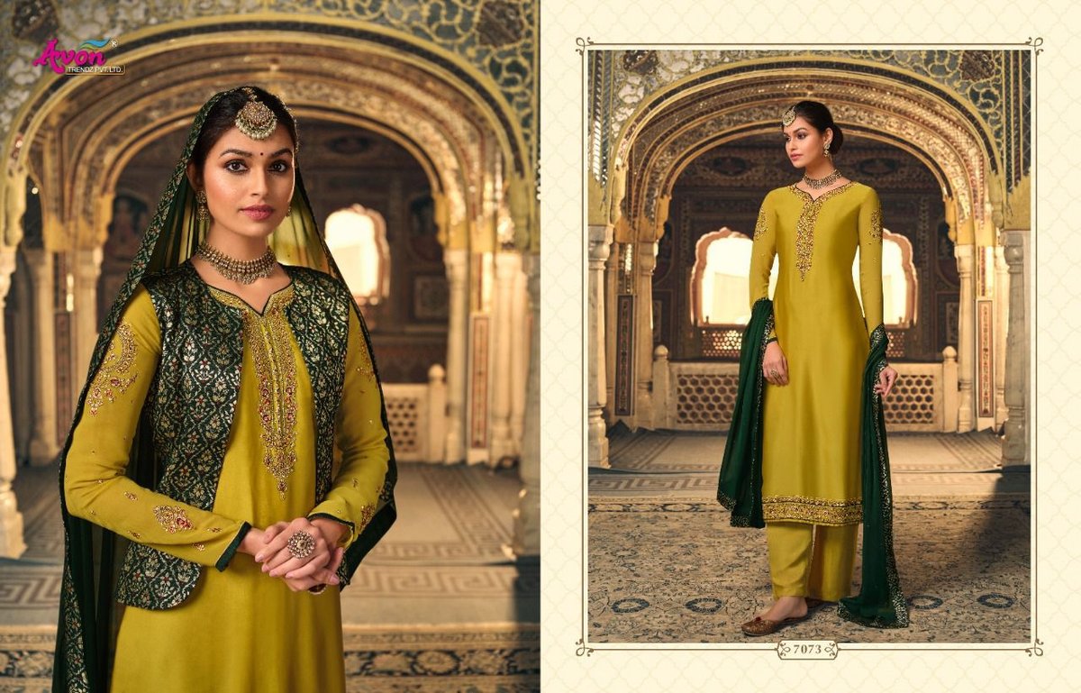 Avon Trendz Aarohi Jacket Vol-22 7071-7075 Series 3