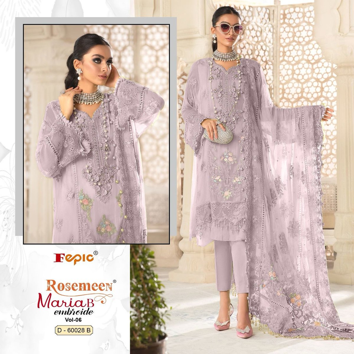 Fepic Rosemeen Maria B Embroide Vol-6 60028 Colors 2