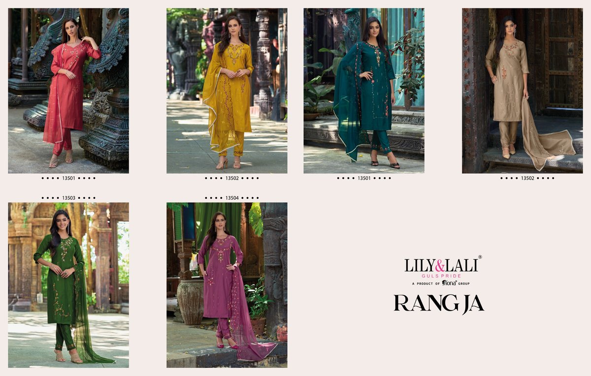 Lily And Lali Rang ja 13501-13506 Series 7
