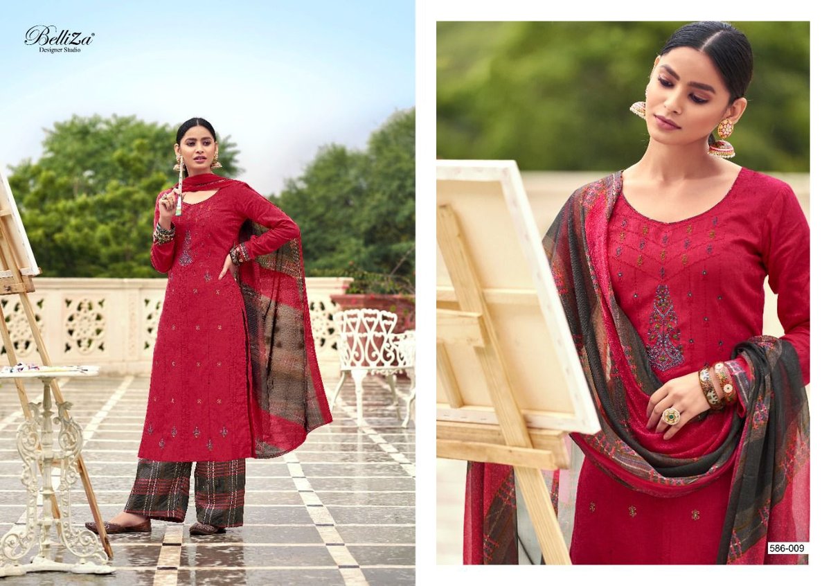 Belliza Designer Aadhya 586-001 to 586-010 Series 9