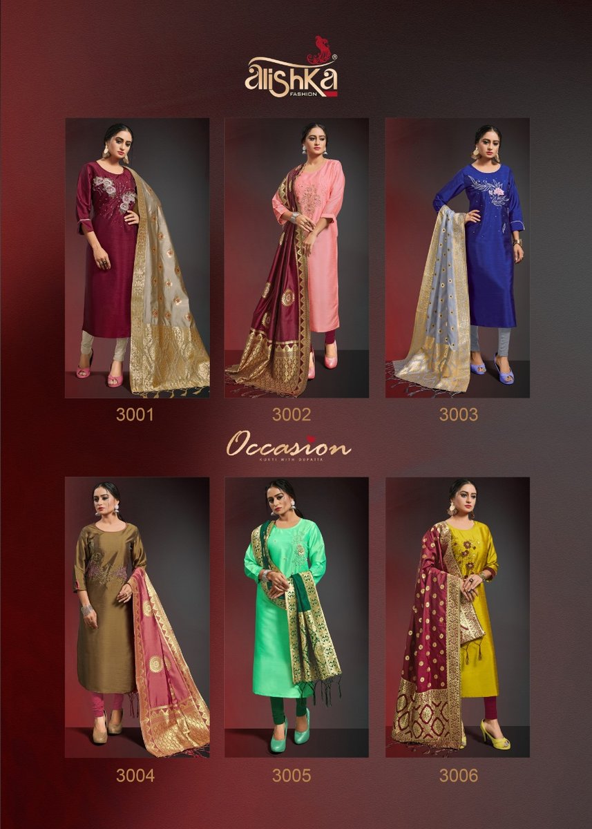 Alishka Fashion Ocassion Vol-3 3001-3006 Series 7