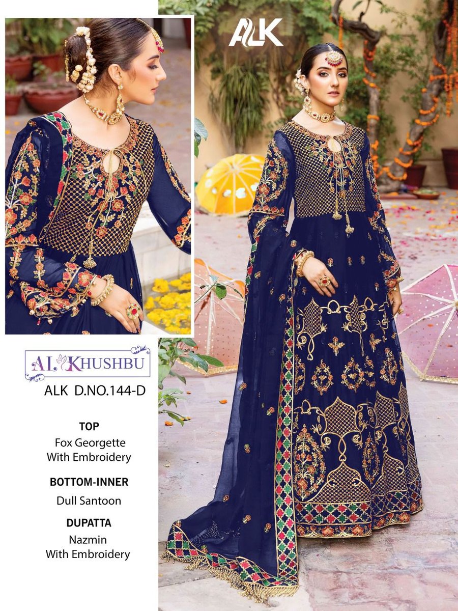 AL Khushbu Hit Bridal Collection 144 Colors 4