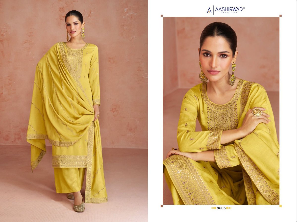 Aashirwad Creation Gulkand Coco 9602-9606 Series 5