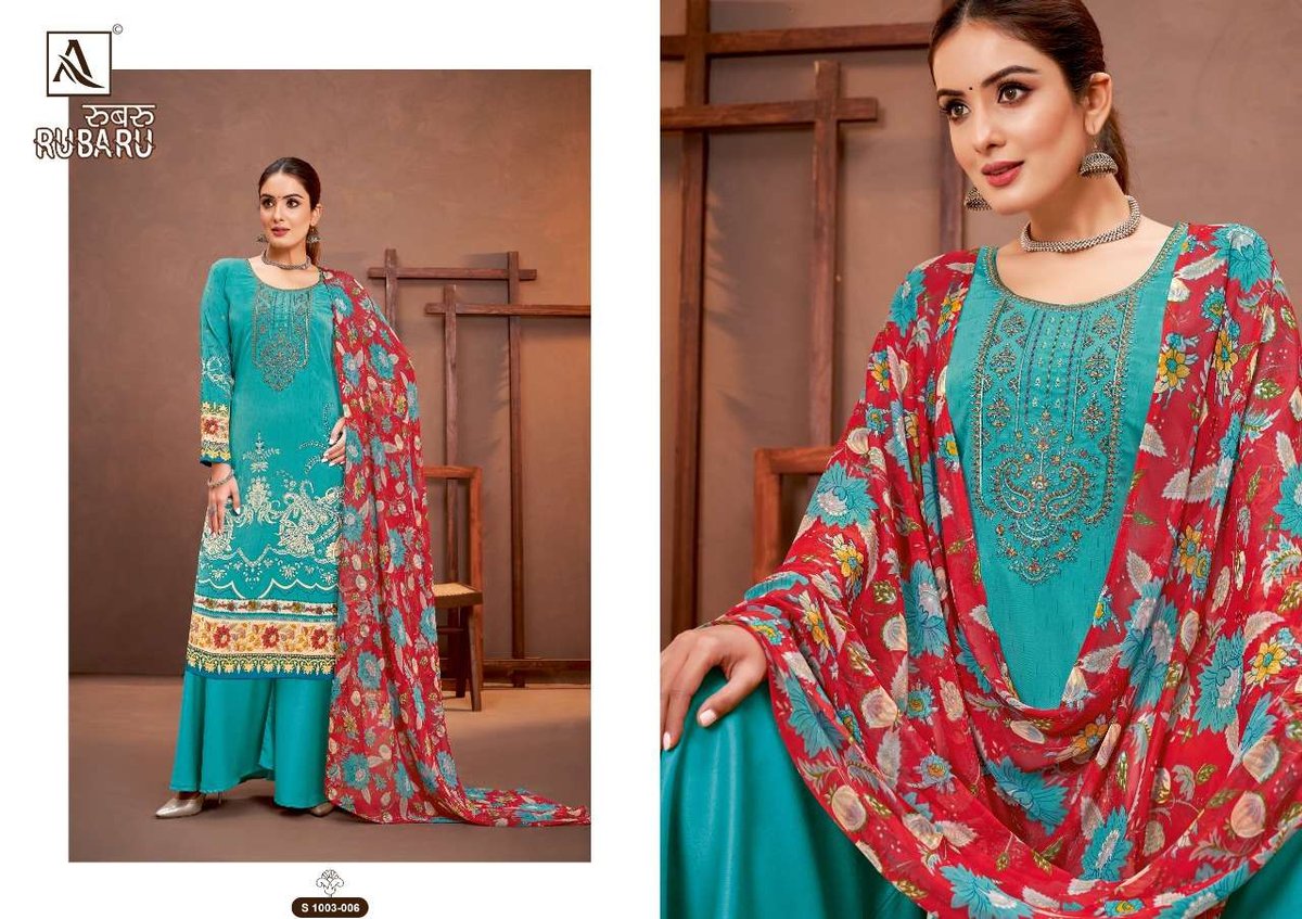 Alok Suit Rubaru 1003-001 to 1003-008 Series 6