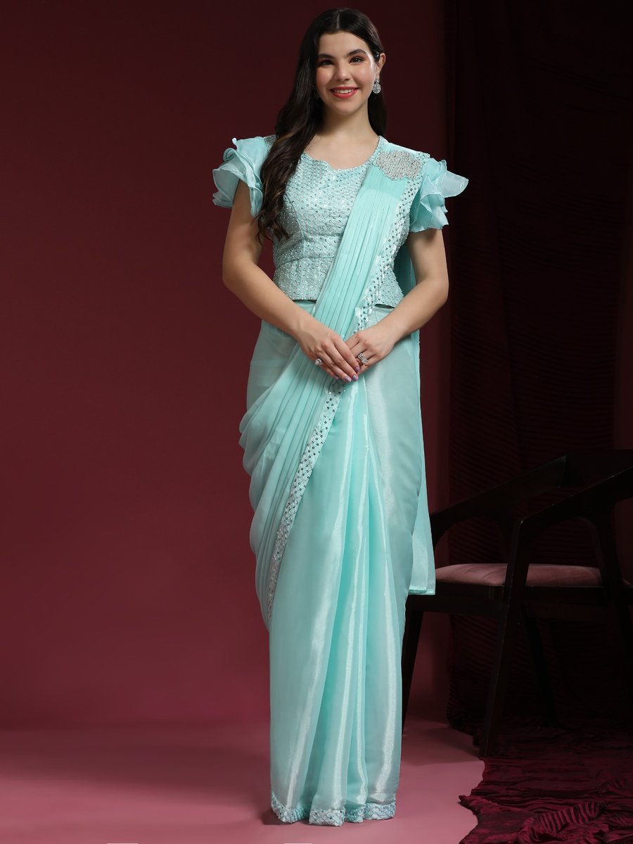 Aamoha Trendz Ready To Wear Designer Saree 265 Colors 1