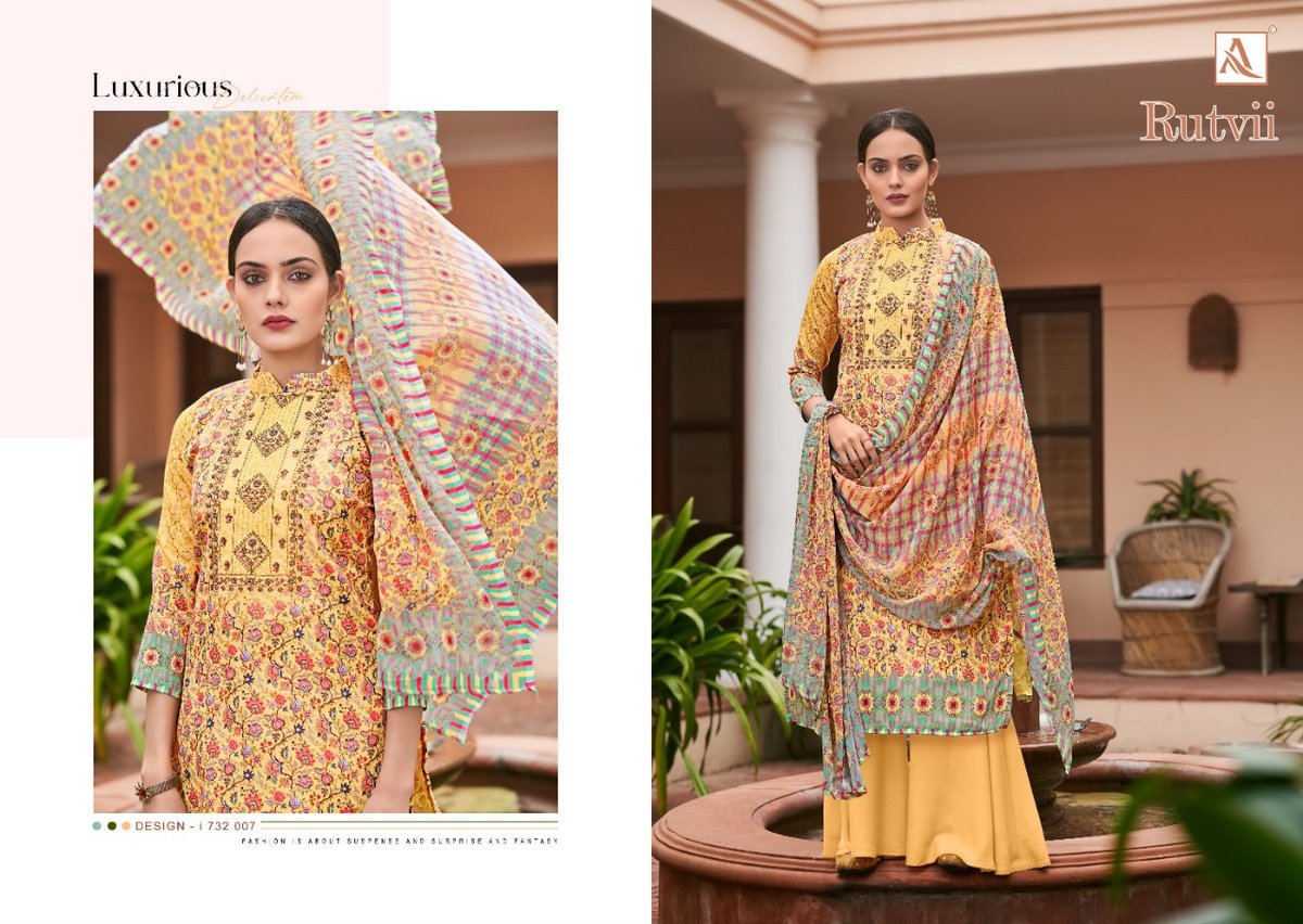 Alok Suit Rutvii 1732-001 To 1732-008 Series 7