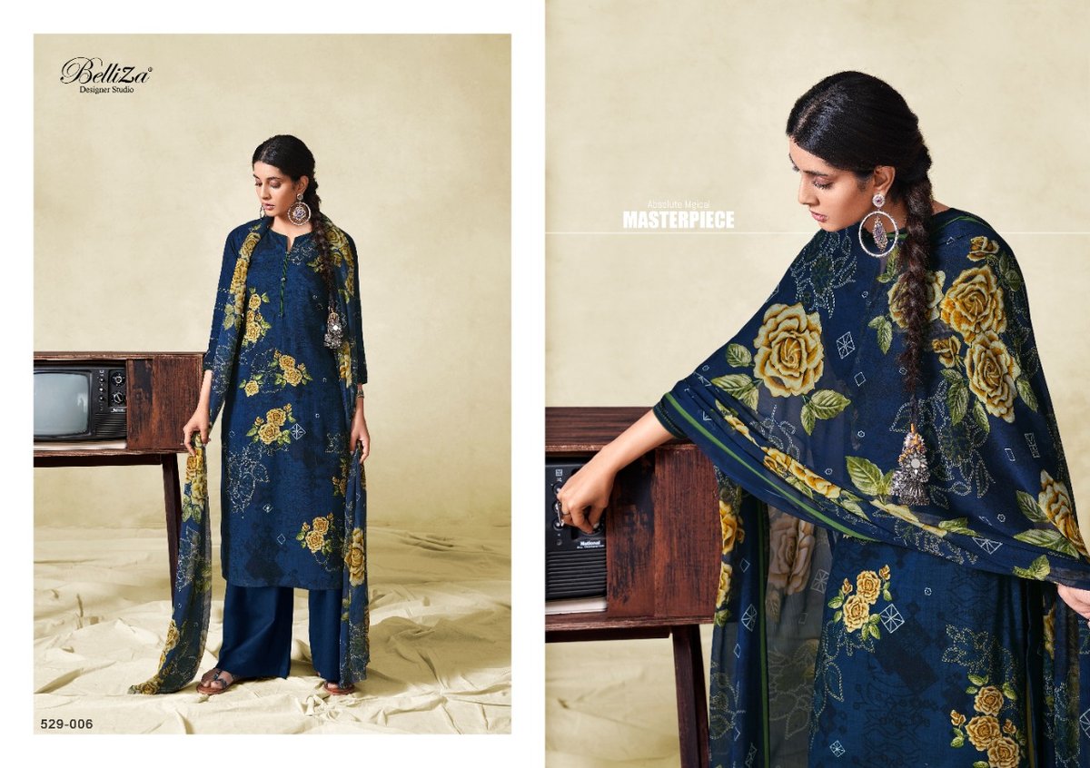 Belliza Designer Richa 529-001 to 529-010 Series 6