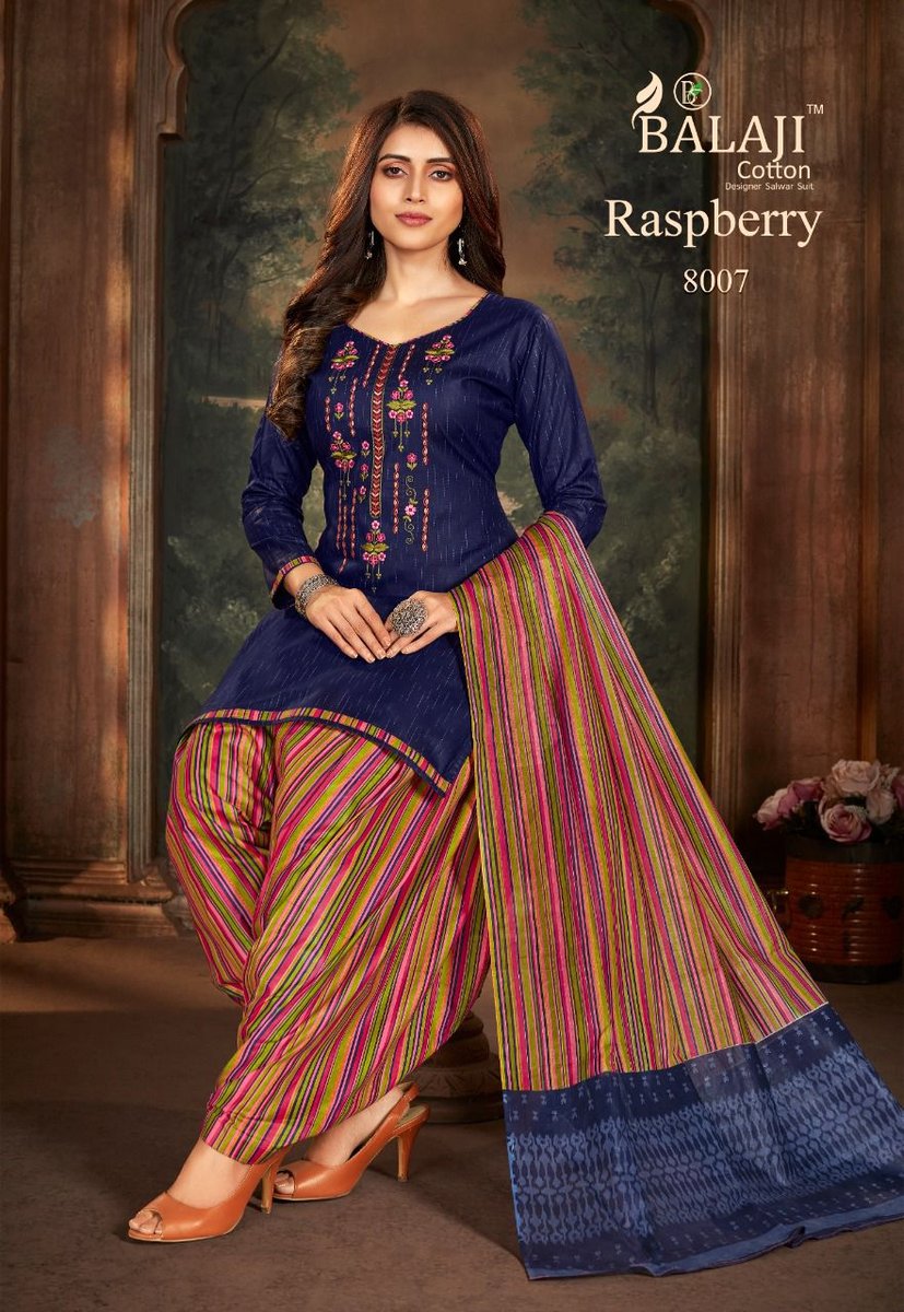 Balaji Cotton Raspberry Vol-8 8001-8012 Series 7