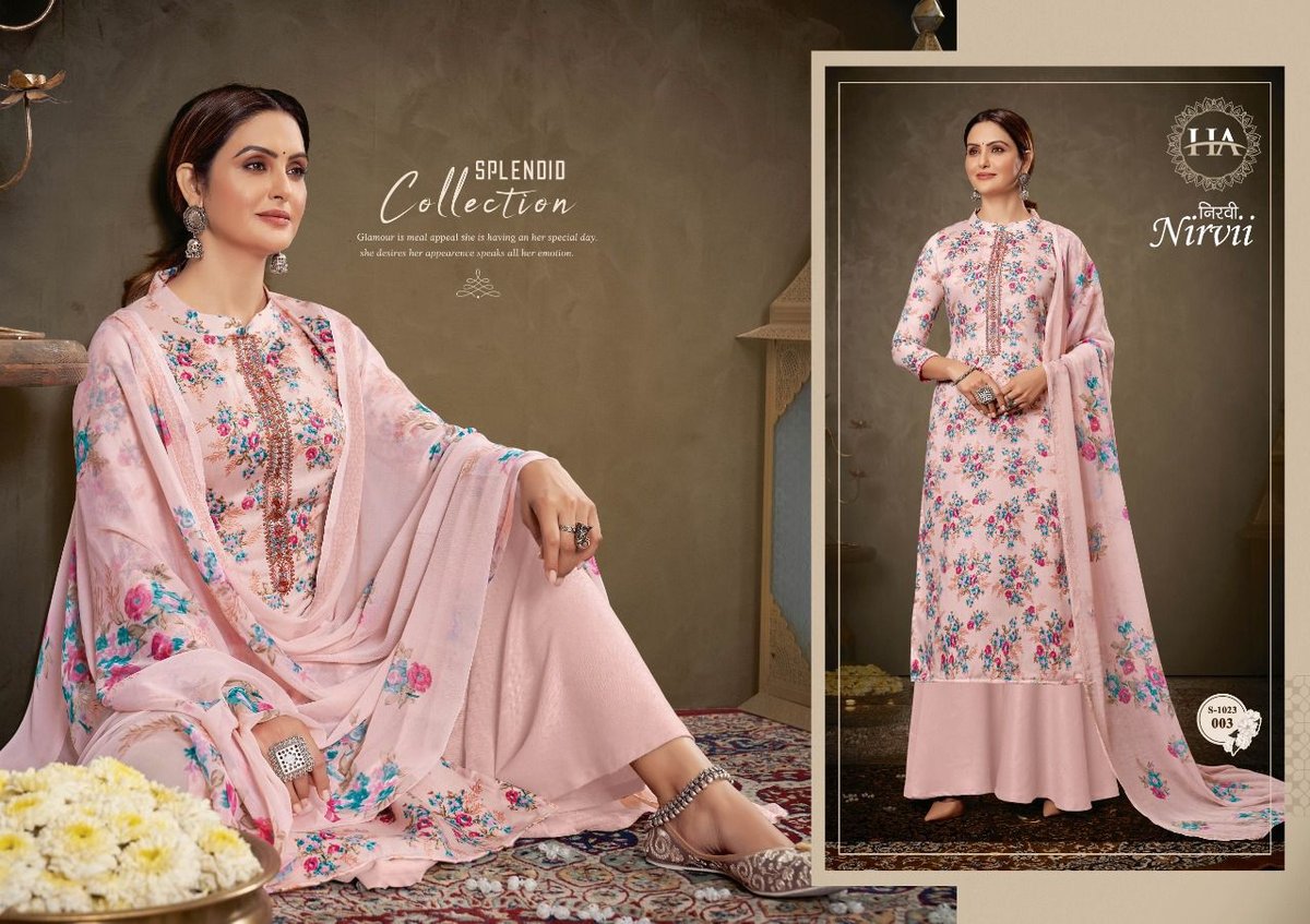 Harshit Fashion Nirvii 1023-001 to 1023-008 Series 3