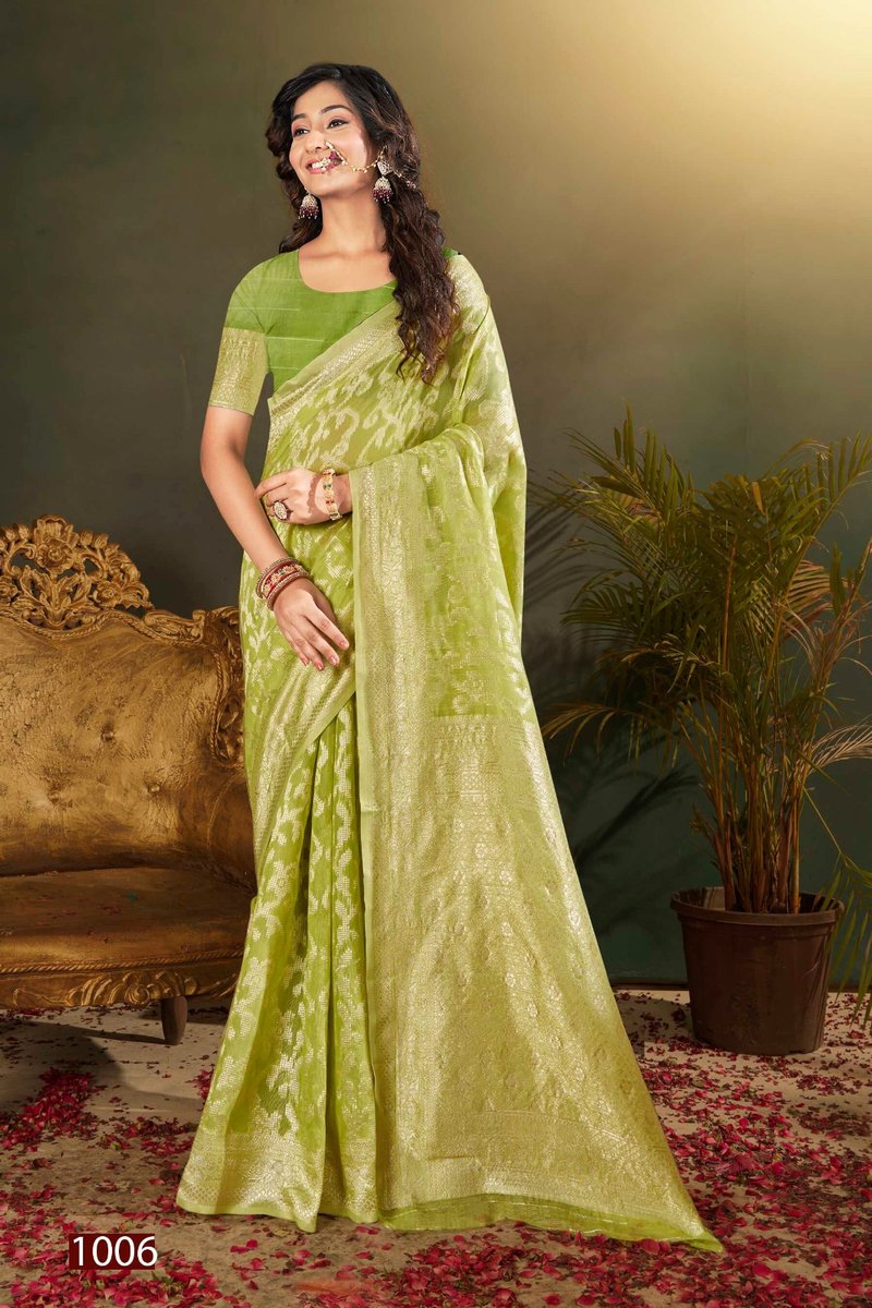 SAROJ SAREE PACIFIC COTTON VOL-2 1001 TO 1006 6