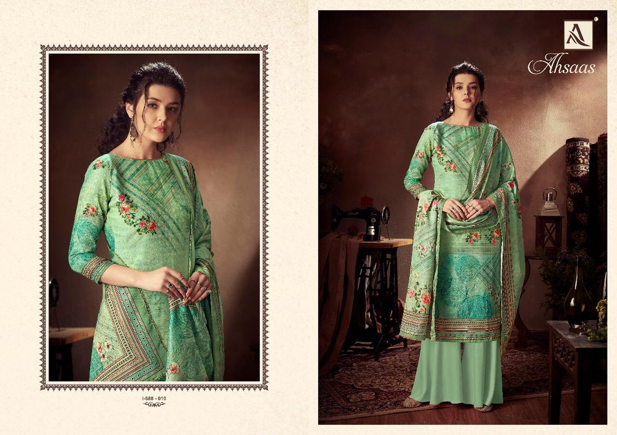 Alok Suits Ahsaas 688-001 to 688-010 Series 10