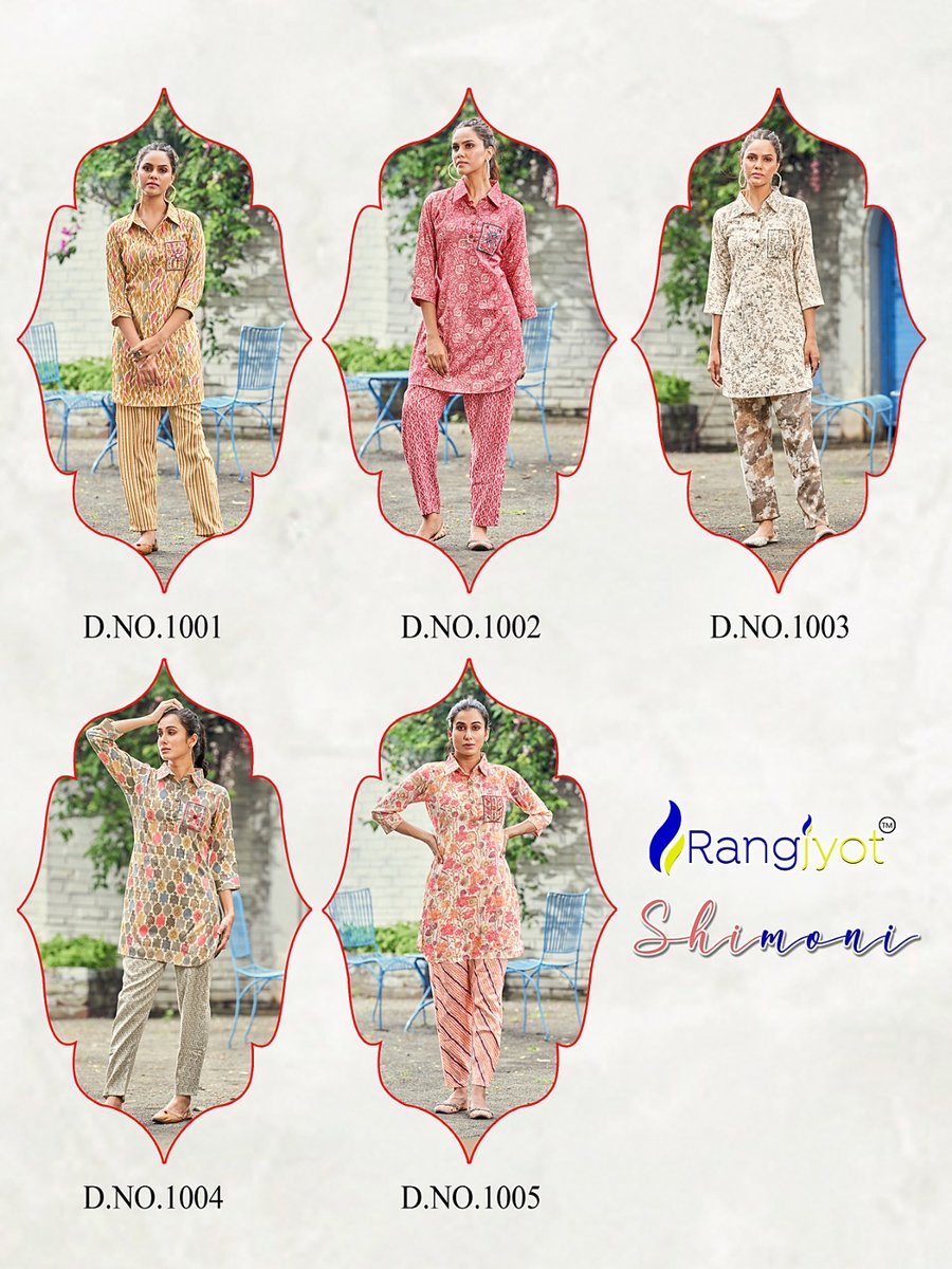 RANGJYOT SHIMONI VOL-1 1001 TO 1005 6