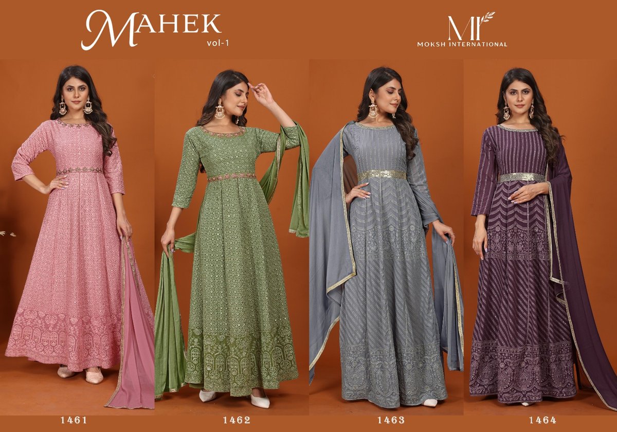 MOKSH INTERNATIONAL MAHEK VOL-1 1461 TO 1464 5
