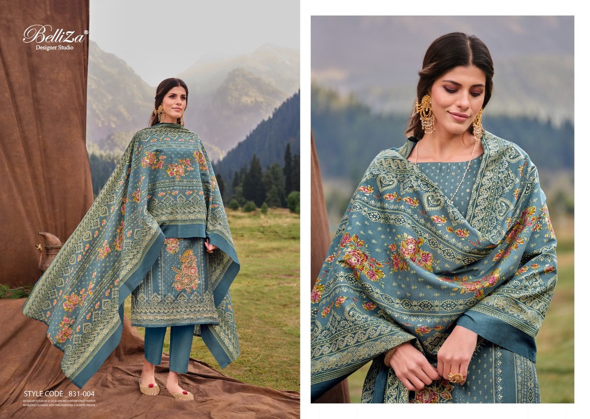 Belliza Designer Khwaab 831-001 to 831-008 Series 4