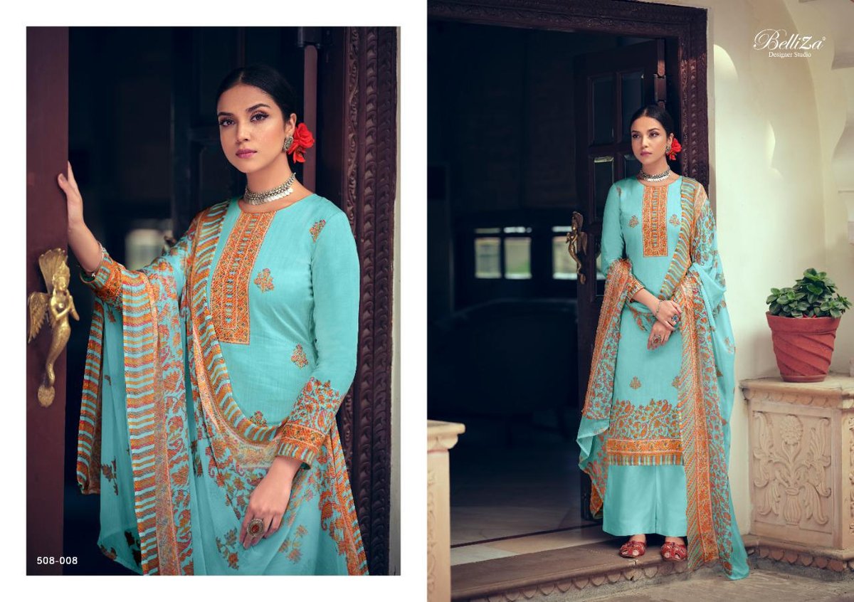 Belliza Designer Swara 508-001 to 508-010 Series 8