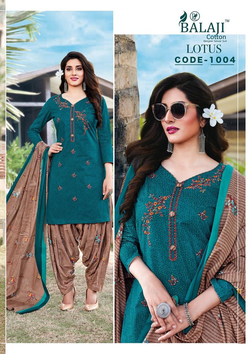 Balaji Cotton Lotus Vol-1 1001-1012 Series 4