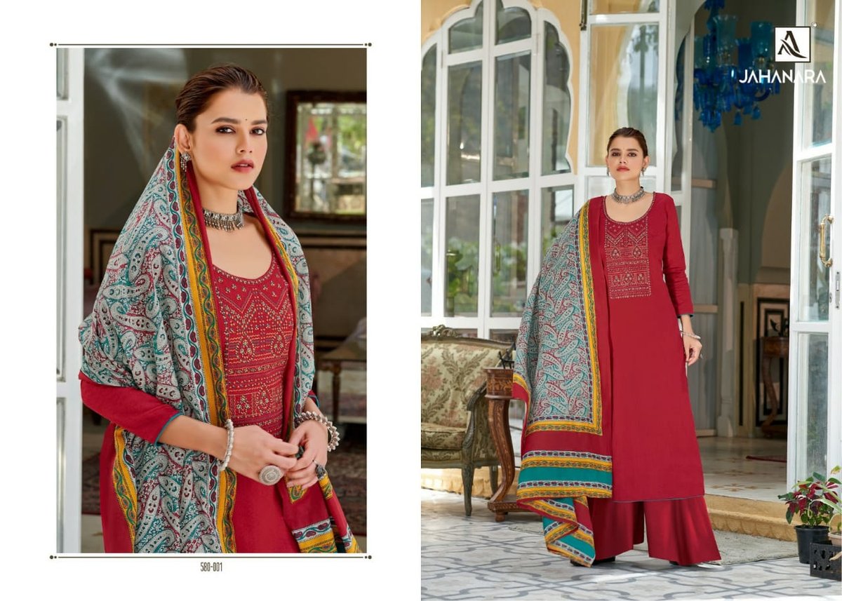 Alok Suits Jahanara 580-001 to 580-010 Series 1