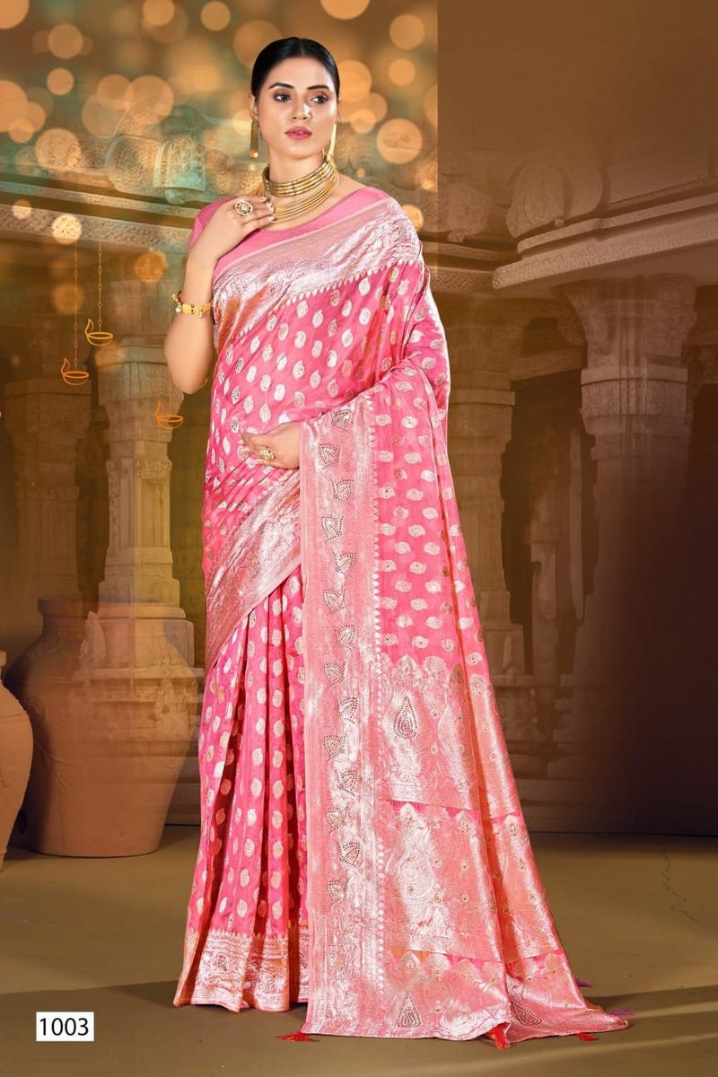 SAROJ SAREE SPARKLE SAROSKI-2 1001 TO 1006 3