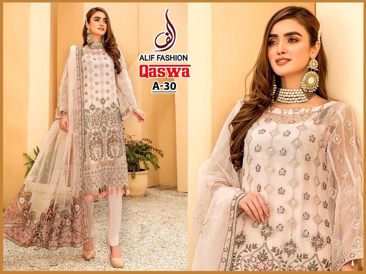Alif Fashion Qaswa A-30 Design 1