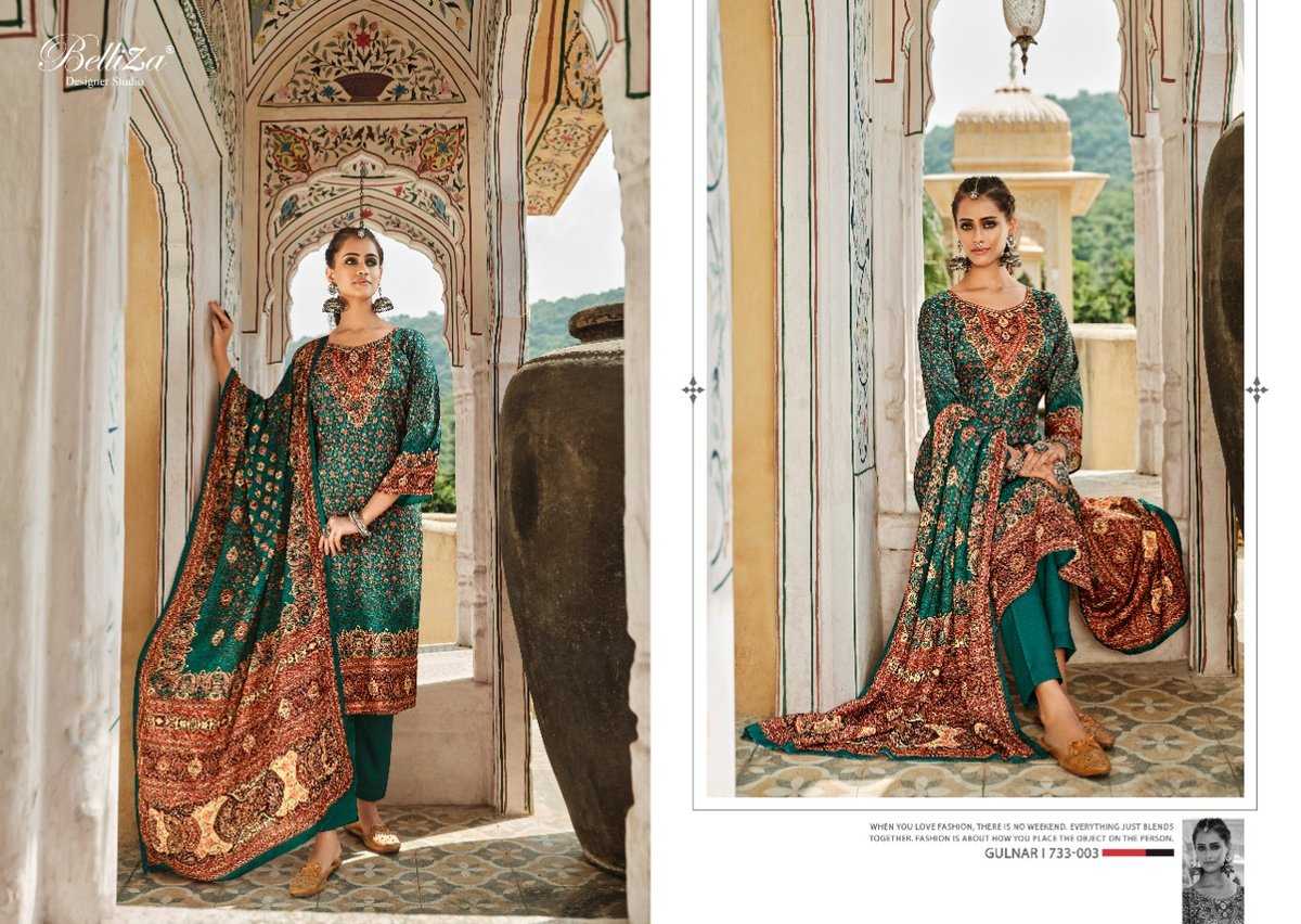 Belliza Designer Gulnar 733-001 to 733-008 Series 3