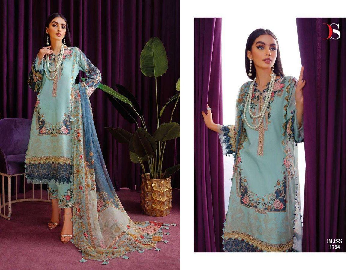 Deepsy Suits Bliss Lawn Vol-4 1791-1798 Series 4