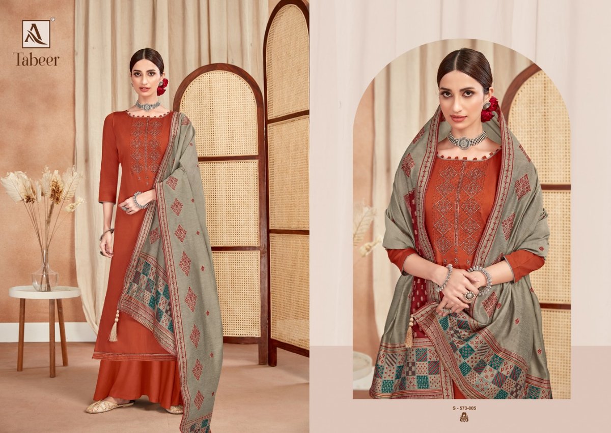 Alok Suits Tabeer 573-001 to 573-008 Series 5