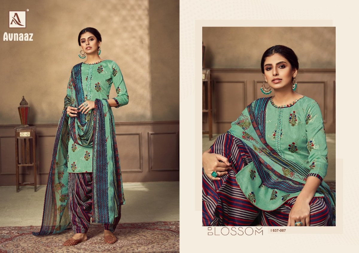Alok Suits Avnaaz 637-001 to 637-008 Series 7