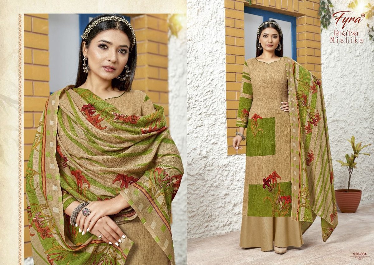 Alok Suit Fyra Mishika 920-001 to 920-010 Series 4