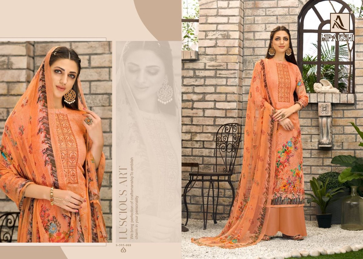 Alok Suits Lipakshi 595-001 To 595-010 Series 8