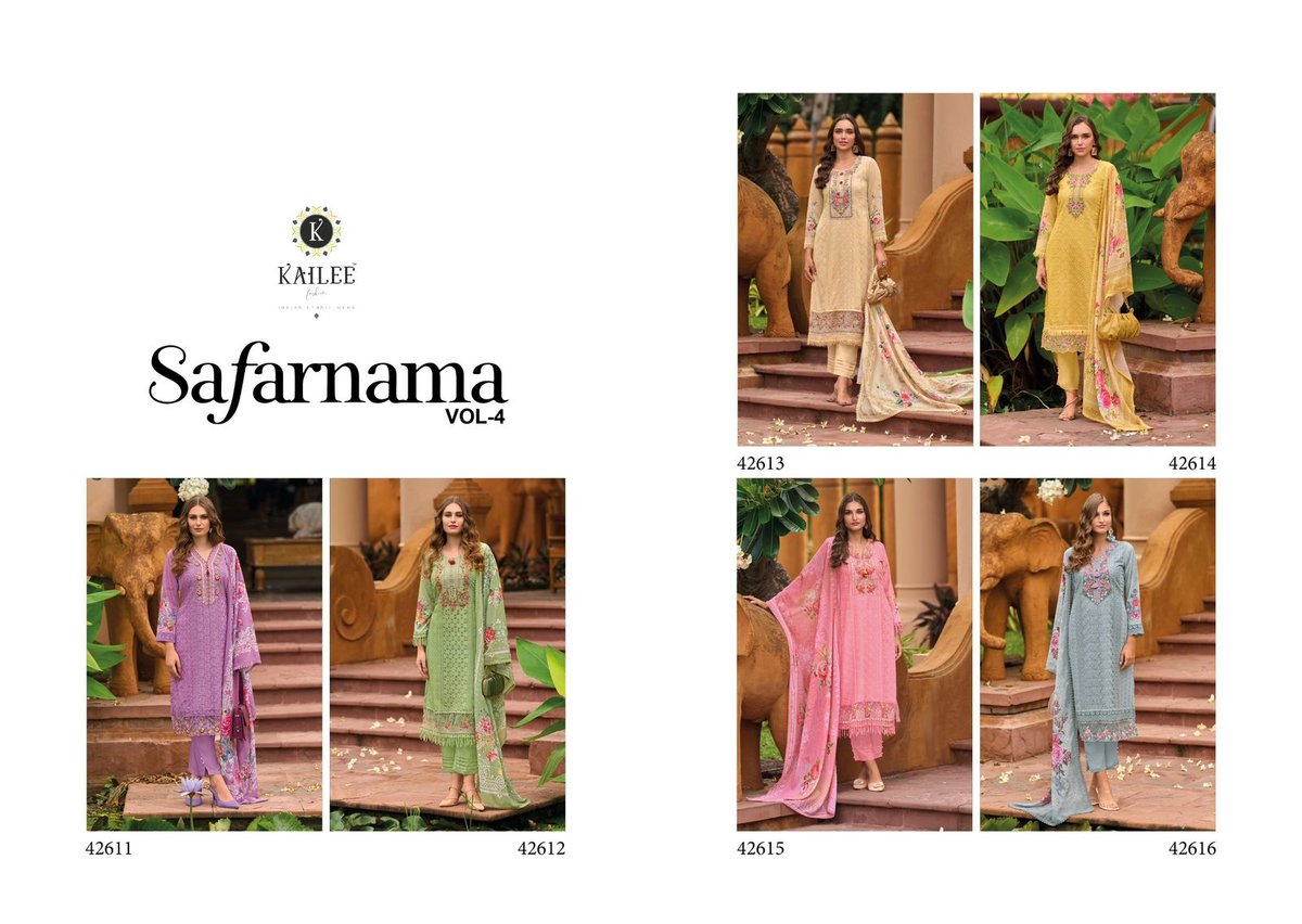 KAILEE FASHION SAFARNAMA VOL-4 42611 TO 42616 7