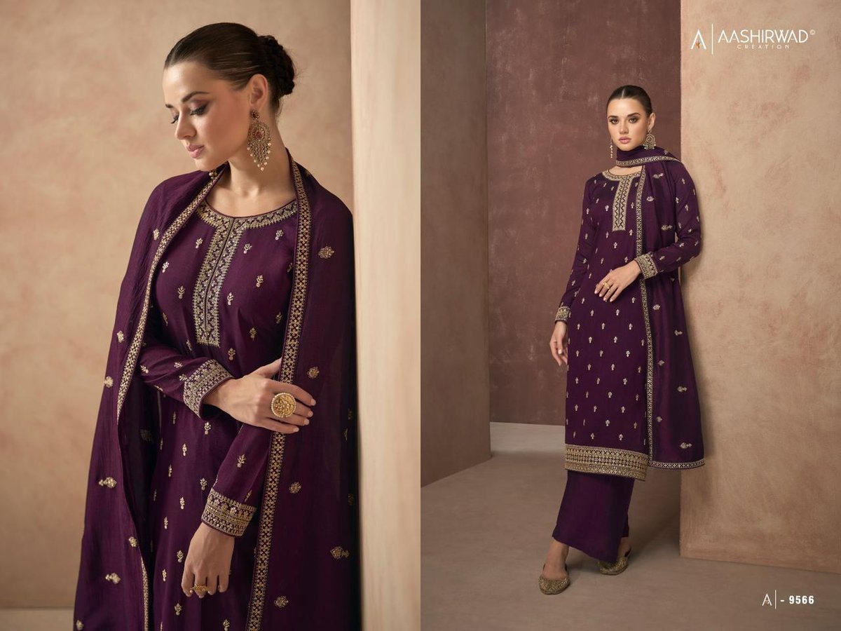 Aashirwad Creation Gulmohar 9565-9570 Series 2