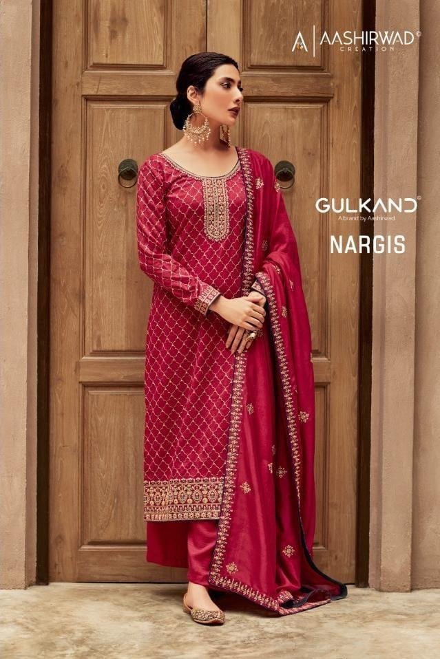 Aashirwad Creation Nargish 9442-9446 Series 5