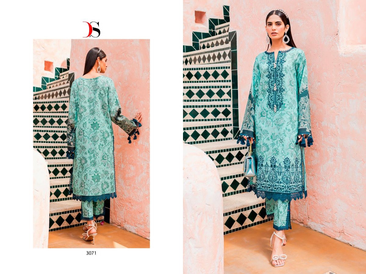 Deepsy Suit Firdous Flora 3071-3078 Series 1