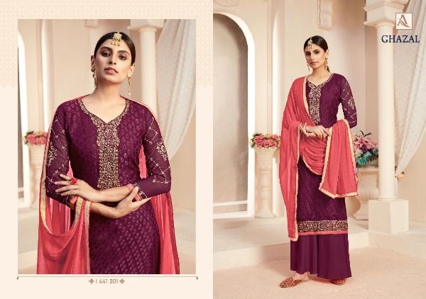Alok Suits Ghazal 641-001 to 641-008 Series 1
