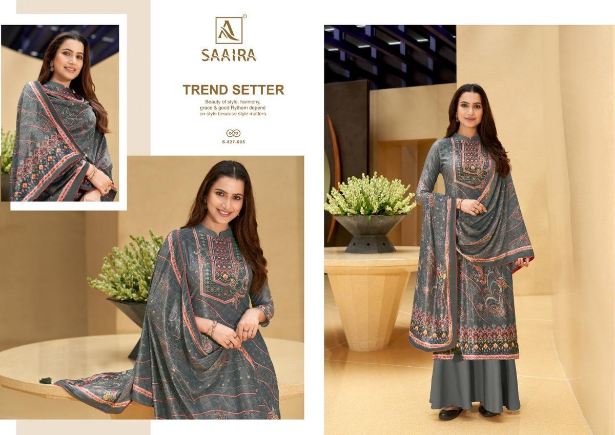 Alok Suits Saaira 827-001 to 827-008 Series 5