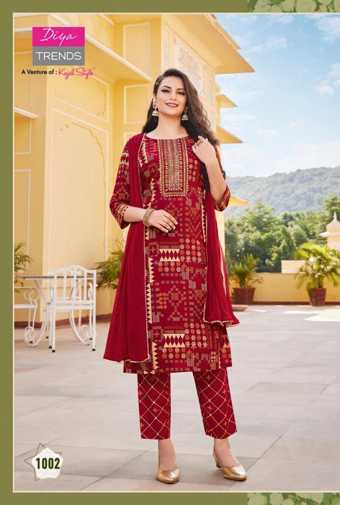 Diya Trends Zubeda Vol-1 1001-1010 Series 2