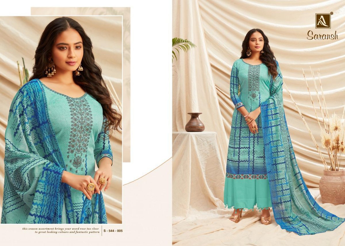 Alok Suits Saransh 544-001 to 544-010 Series 5