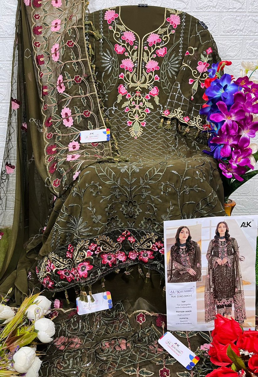 AL Khushbu Designer Suits 3043 Colors 2