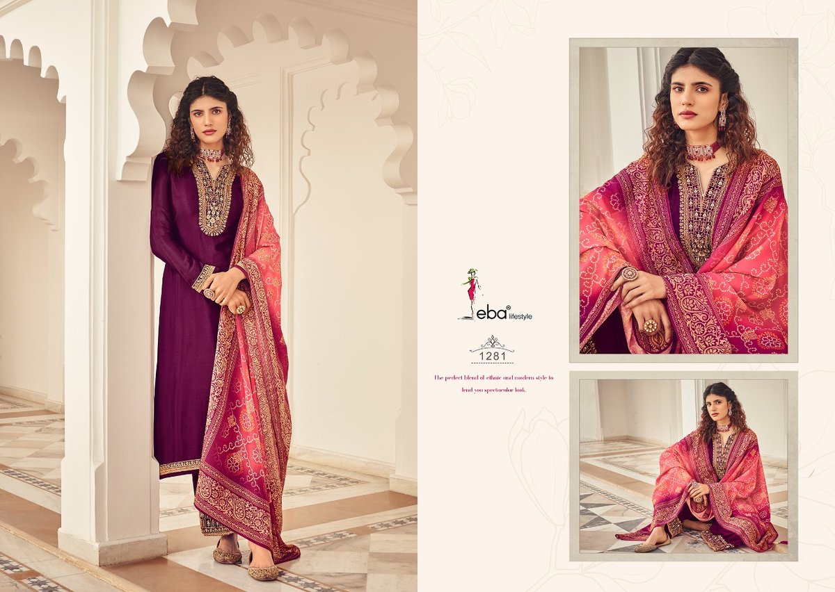 Eba Lifestyle Rang Bandhej 1280-1285 Series 2