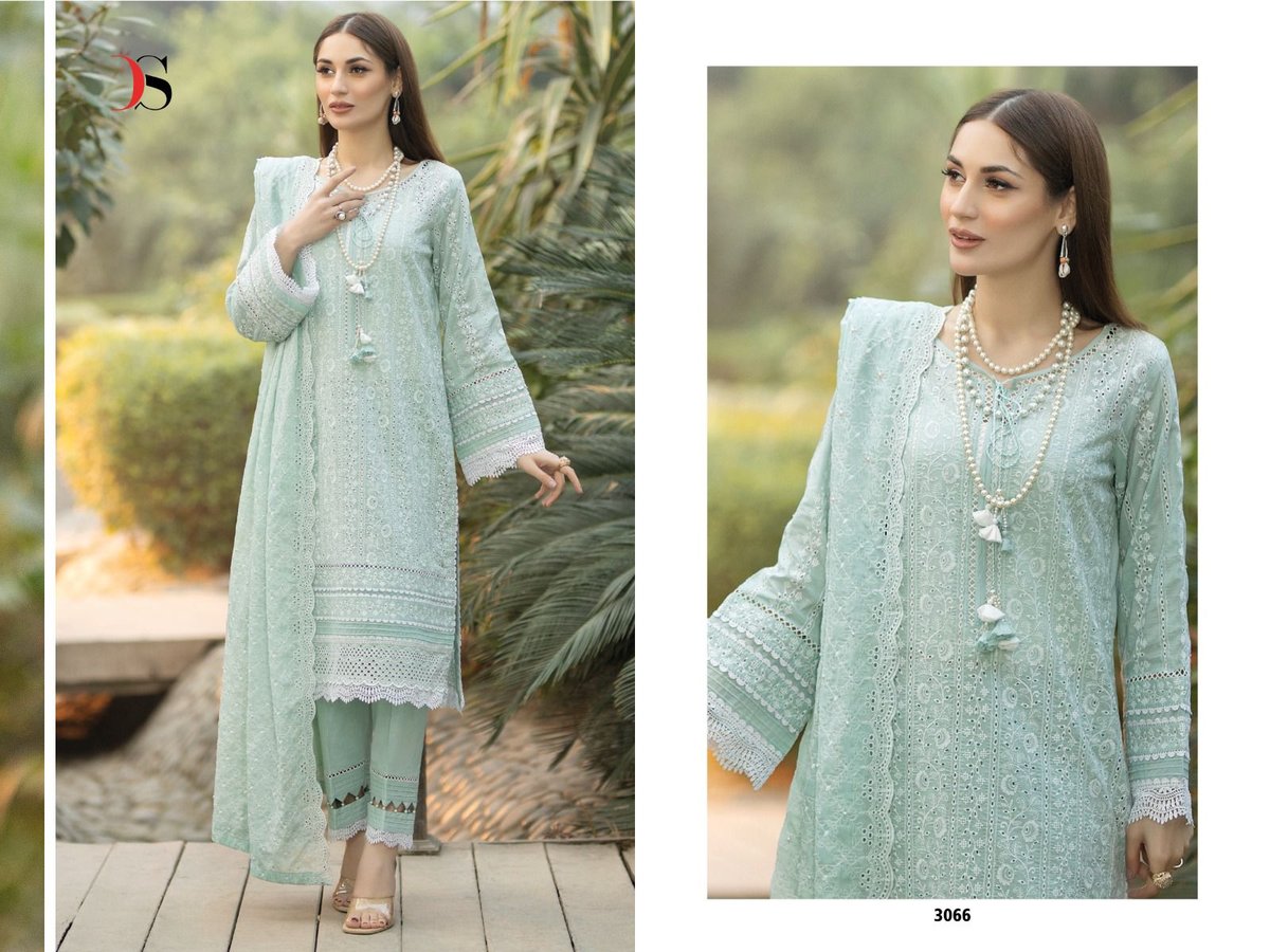 Deepsy Suit Adan's Libas Chikankari -23 3061-3068 Series 6