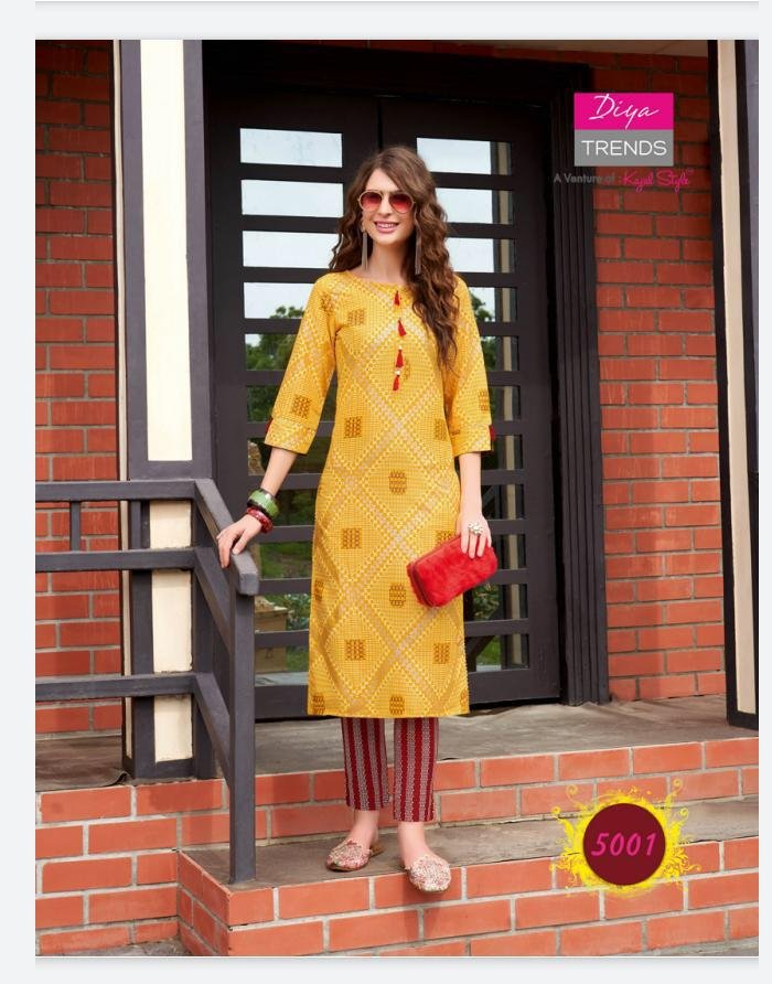 Diya Trends Fashionista Vol-1 5001-5012 Series 1